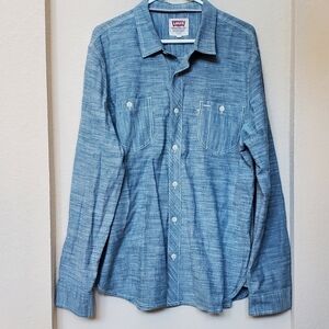 Levi's L/S Brushed Chambray Shirt..  Size XL
